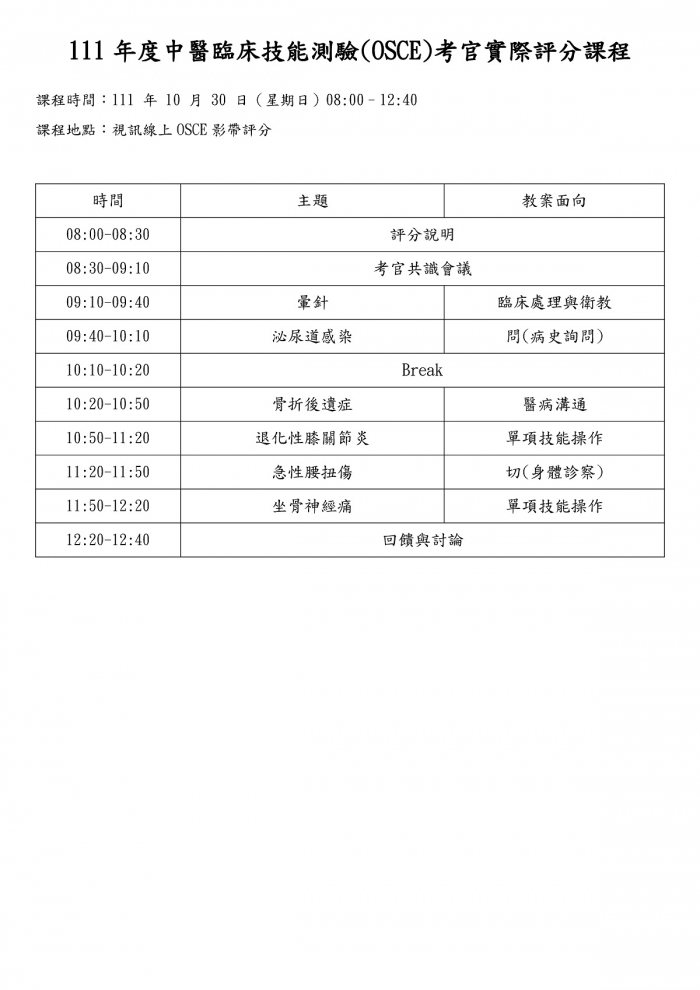 1111029_彰基_中醫OSCE考官實務培訓工作坊_修_頁面_2 1111029_彰基_中醫OSCE考官實務培訓工作坊_修_頁面_2
